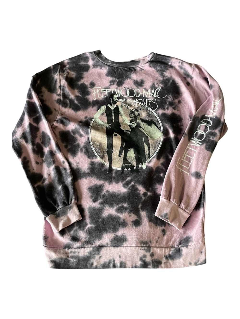Fleetwood Mac Rumours tie dye sweatshirt L